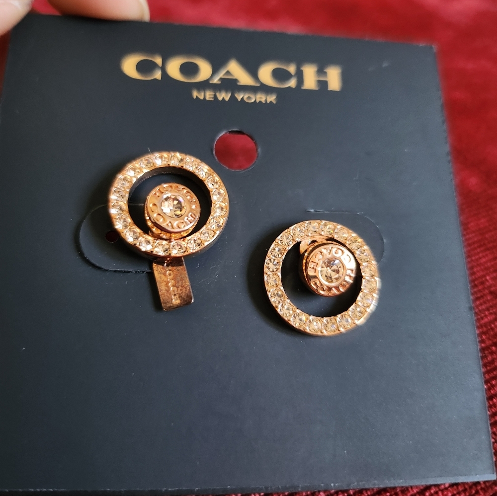 Coach Earrings - EUC - Picture 3 of 6